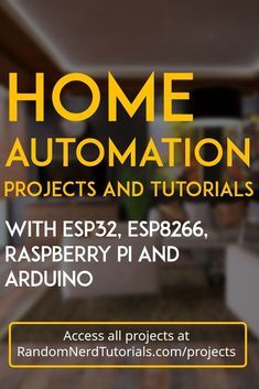 We create home automation projects using open-source hardware and software. Home Automation Ideas, Diy Home Automation, Home Automation Project, Smart Home Ideas, Open Source Hardware, Robotics Projects, Raspberry Pi Projects, Pi Projects, Electronic Projects