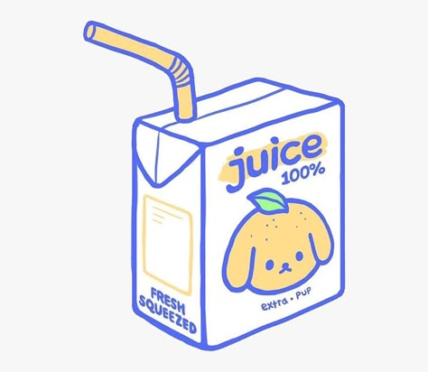 Food Drawing Easy, 귀여운 음식 그림, Juice Box, Posca Art, Png Aesthetic, Juice Boxes, Cute Food Drawings, Mini Drawings, Drawing Easy