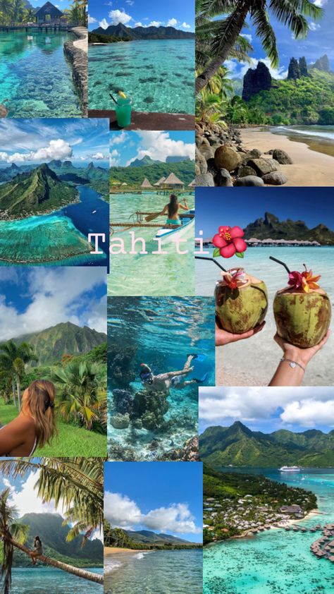 Tahiti Travel, Travel Vision Board, Travel Inspiration Destinations, Pretty Landscapes, Travel Wishlist, Fun Places To Go, Somewhere Over The Rainbow, Winter Ideas, Outdoor Equipment