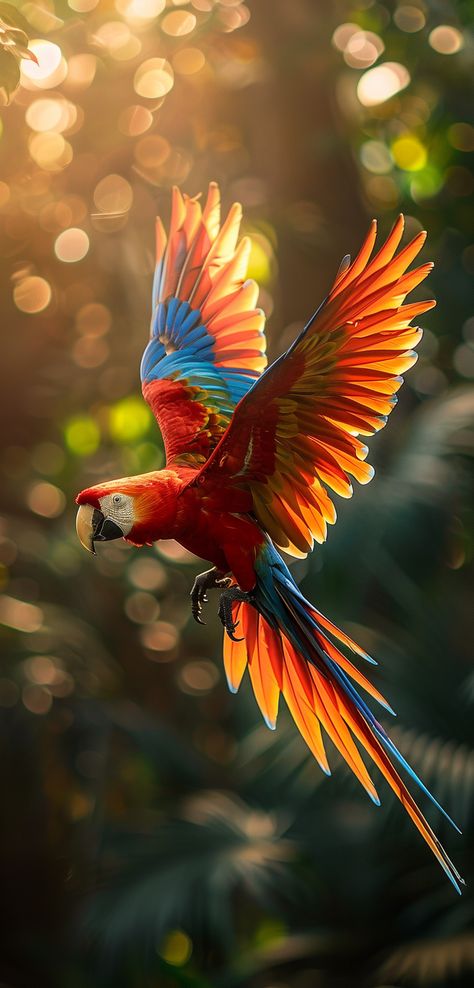 colorful flying parrot Colorful Birds Photography, Bird Reference Photos, Electus Parrot, Rainbow Macaw, Macaw Flying, Red Macaw Parrot, Parrot Photo, Colourful Parrot, Flying Parrot