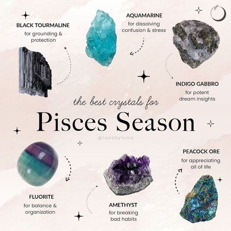 Pisces Career, Crystal Meanings Charts, Pisces Fashion, Pisces Signs, Pisces Color, Pisces Season, All About Pisces, Sagittarius Moon, Aries Season