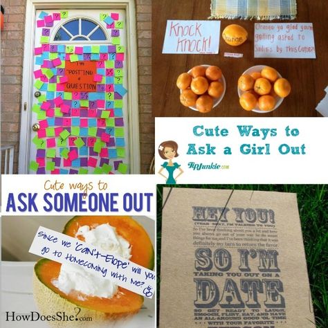 Cute Ways to Ask a Girl Out -jpg Date Asking Ideas Creative, Cute Ways To Ask Someone Out On A Date, Creative Ways To Ask Her To Be Your Girlfriend, Asking Someone To Be Your Boyfriend, Creative Ways To Ask To A Dance, Cute Ways To Answer To A Dance, Cute Way To Ask Someone Out, Creative Ways To Ask Someone To Be Your Girlfriend, Ask Out Ideas