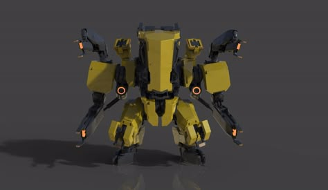 ArtStation - MECH SKETCH USING OCULUS MEDIUM PT2, bryant Koshu Mech Sketch, Space Engineers, Games Ideas, Art Tool, Low Poly Art, Robot Design, Arte Fantasy, Art Tools, Video Tutorials