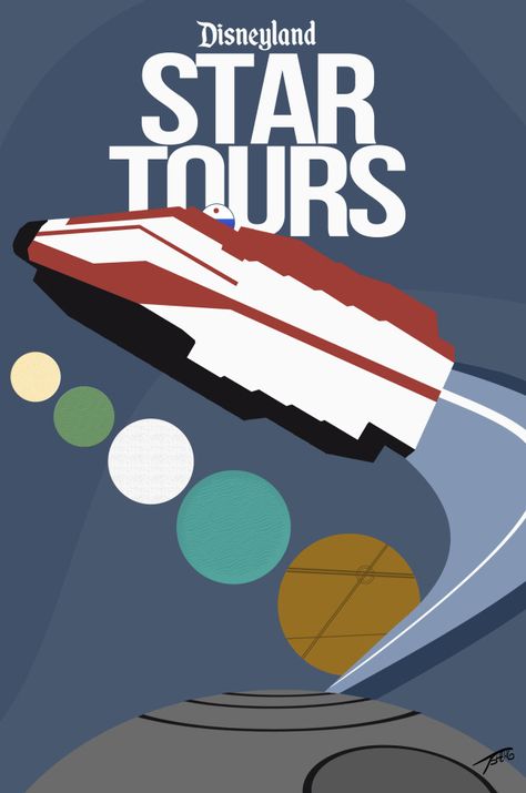 Tomorrowland Disney, Paris Minimalist, Disneyland Tomorrowland, Vintage Disney Posters, Disney Minimalist, Disney Poster, Disney Project Life, Disneyland Attractions, Alternative Disney