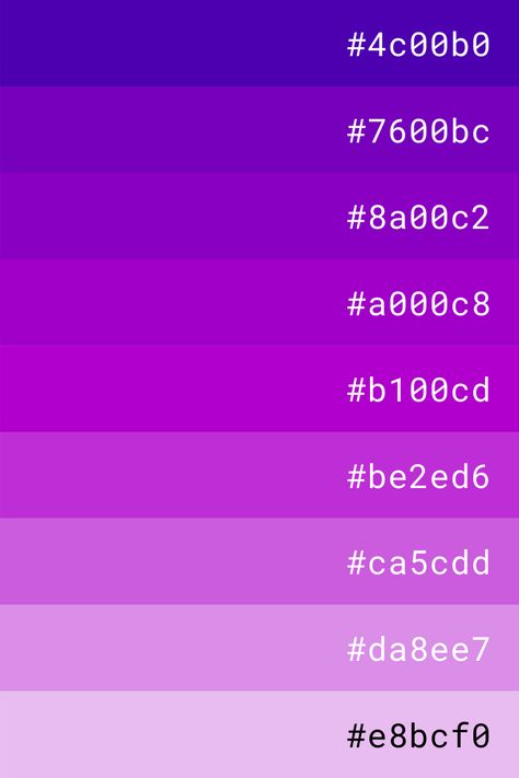 Purple Pallete Color Code, Ponytown Color Codes, Purple Color Palette Hex Codes, Aesthetic Color Palettes Hex Codes, Purple Pallete Color, Purple Hex Codes, Shade Color Palette, Color Pallets With Hex Codes, Purple Color Chart