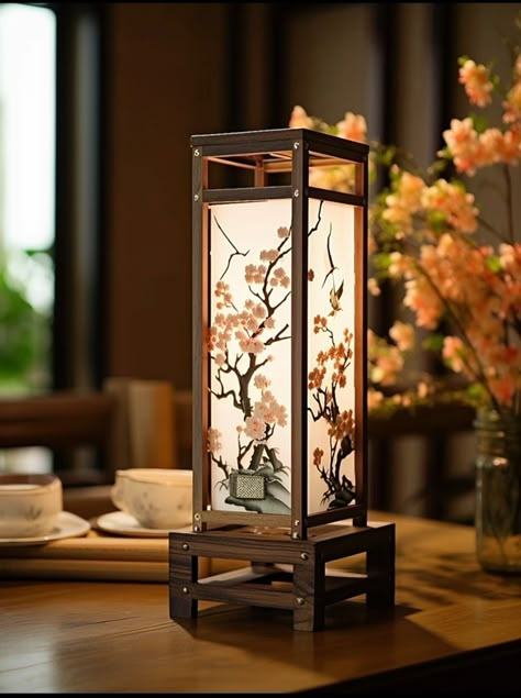 Asian Lamp, Chinese Tea Room, Asian Lanterns, Chinese Lamp, Japanese Lamp, Asian Lamps, Japanese Lamps, Crockery Design, Japanese Lantern