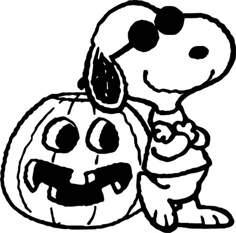 Halloween Pumpkin Coloring Pages - Best Coloring Pages For Kids Snoopy Coloring Pages, Snoopy Pumpkin, Halloween Pumpkin Coloring Pages, Halloween Coloring Pictures, Halloween Snoopy, Snoopy Drawing, Snoopy Tattoo, Spider Coloring Page, Free Halloween Coloring Pages