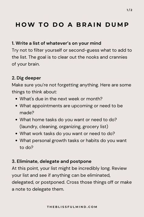 Don't let mental clutter get in the way of a productive day. Here’s how to conquer overwhelm with a 10-minute brain dump method. Aesthetic Positive Affirmations, Growth Manifestation, Podcasts For Women, Boss Motivation, Mental Clutter, Healing Journaling, Declutter Your Mind, How To Declutter, Self Care Bullet Journal