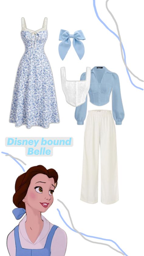 Disney Princess Inspired Outfits Casual, Disney Princess Disneybound, Wizard Of Oz Dorothy Costume, Belle Inspired Outfits, Street Fashion Inspiration, Disney Princess Inspired Outfits, Modest Street Fashion, Modest Streetwear, Disney Character Outfits