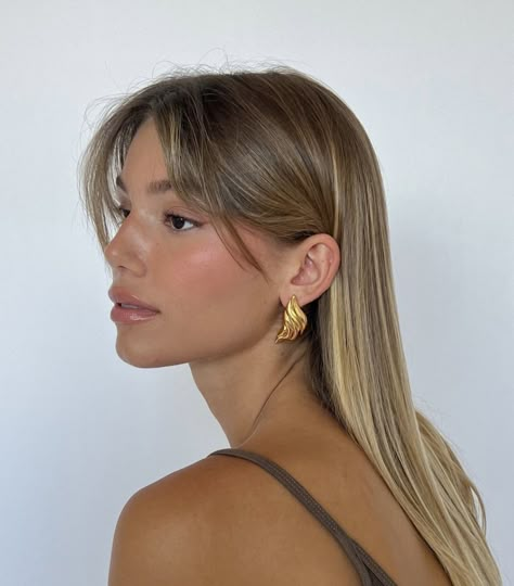 Goals 2024, Blonde Hair Inspiration, Blonde Hair Looks, Hair 2024, Haircuts Straight Hair, Balayage Highlights, Hair Inspo Color, Layered Haircuts, Aesthetic Hair