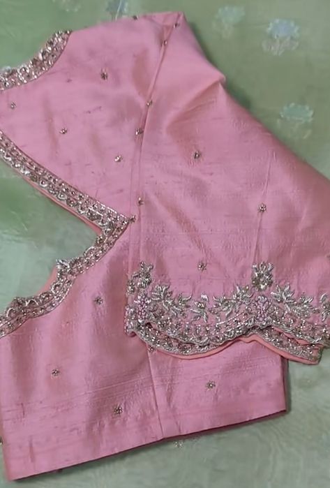 Boat Neck Maggam Work Blouses, 50 Blouse Designs, Pink Blouse Designs, Maggam Blouse, Latest Bridal Blouse Designs, Maggam Work Blouse, Latest Blouse Designs Pattern, New Saree Blouse Designs, Latest Model Blouse Designs