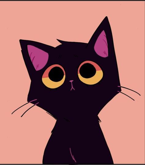 A Black Cat, Cat Art, Drawing Ideas, Black Cat, A Black, Doodles, Character Design, Wallpapers, Drawings