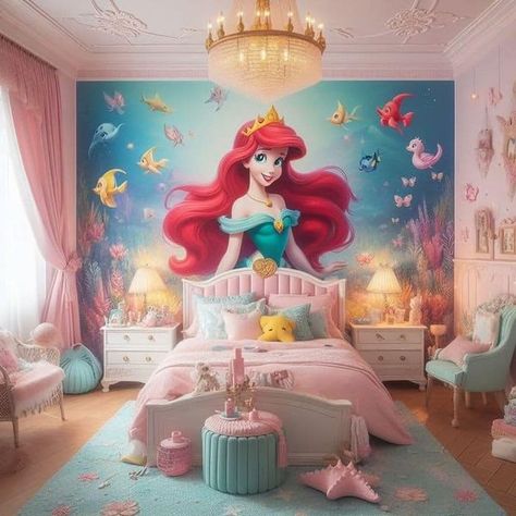 Disney Princess Room Ideas Toddler, Princess Bedroom Ideas For Kids, Disney Princess Room Ideas, Disney Princess Bedroom, Daughter Room, Disney Bedroom, Disney Princess Room, Princess Bedrooms, Princess Room Decor