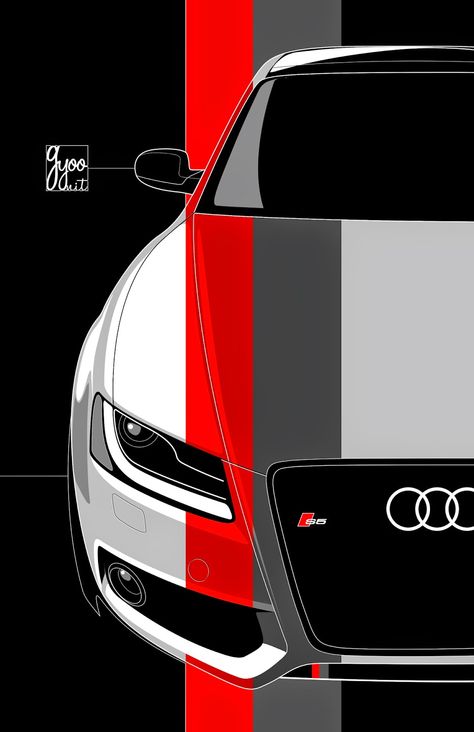 Fast Driving, Carros Bmw, Motorsport Art, Audi Car, Cool Car Drawings, Driving Car, Automotive Artwork, Audi S5, Car Artwork