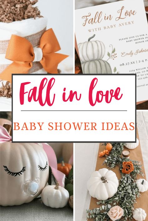 The Best fall in love baby shower theme ideas Baby Shower Ideas For Girls Themes Fall, Baby Shower Girl Theme Fall, Falling For Baby Shower Ideas, Fall In Love Baby Shower Theme Decor, Thankful Baby Shower Theme, Fall In Love With Baby Shower Theme, Falling In Love With Baby Shower Theme, Fall Baby Shower Themes Girl, Falling In Love Baby Shower Theme