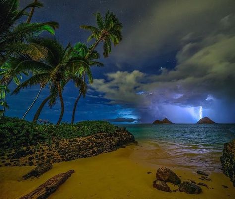 🍍 Hawaii 🍍 on Instagram: "Tropical storm ⛈️ 💙 Oahu, Hawaii #nakedhawaii Photo by @mouse_hawaii" Seascape Photography, Hawaii Life, Tropical Storm, Oahu Hawaii, Oahu, East Coast, Mother Nature, Savannah Chat, Palm Trees