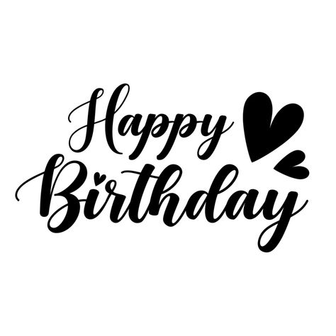 Happy Birthday In Cursive, Happy Birthday Hand Lettering, Free Cursive Fonts, Happy Birthday Font, Happy Birthday Words, Free Handwritten Fonts, Happy Birthday Png, Birthday Icon, Happy Birthday Text