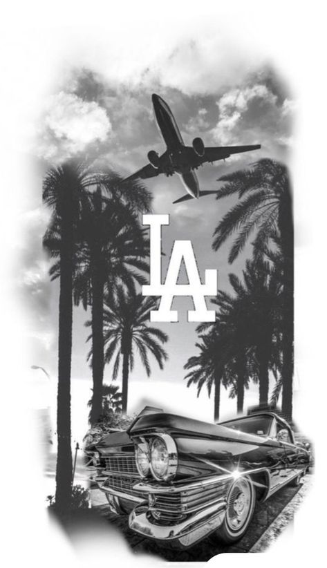 La City Tattoo, La Tattoo Design, Chicano Art Style, Westside Tattoo, Hollywood Tattoo, Lowrider Tattoo, Salon Tattoo, Black Color Hairstyles, Joker Tattoo Design