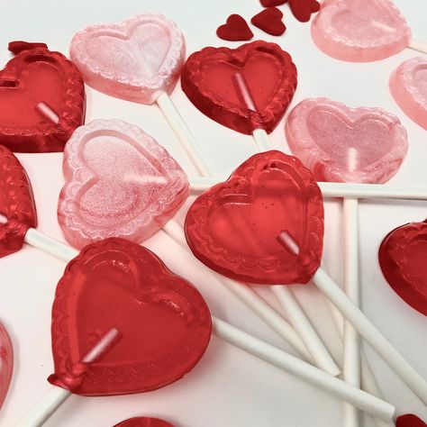 Perfectly size heart shaped lollipops for the little Valentines. 12pc set individually wrapped Choose from 8 different flavors Playlist Pics, Heart Lollipops, Heart Shaped Lollipops, I Want Candy, Lovecore Aesthetic, Edible Images, Cherry Bomb, Heart Candy, Aesthetic Images