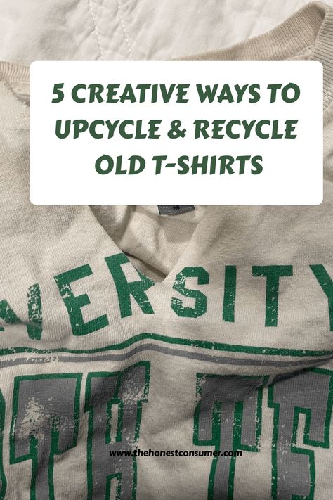 old t-shirt being upcycled Recycled T-shirt, Clothing Redesign Upcycle, Turning Old Clothes Into New Ideas, Old T Shirts Repurpose, Old T Shirt Crafts, What To Do With Old T Shirts, Upcycle Tshirt Refashioning, Upcycle Tshirt Ideas, T Shirt Upcycling Diy