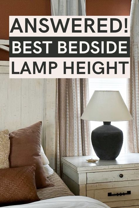 nightstand lamp height bedside tables Bedside Lamps Ideas Night Stands, Lamp On Nightstand, Table Lamps For Bedroom Nightstand Ideas, Bedside Lamps Ideas, Lamps On Nightstands, Bedside Table Lamps Bedrooms, Lamps Bedroom Nightstand, Lamps Nightstand, Modern Bedside Table Lamps