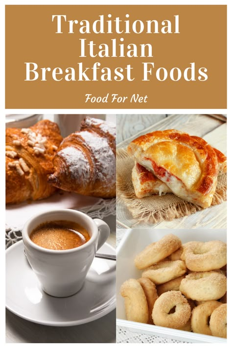 Traditional Italian Breakfast, Italian Brunch, Italian Breakfast Recipes, Italian Meals, Traditional Italian Dishes, Italian Breakfast, Traditional Breakfast, Italian Recipes Traditional, Meatless Main Dishes