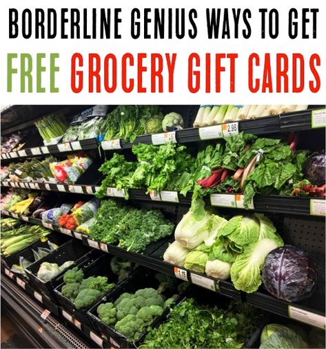 How to Get Free Groceries!  Check out this trick for how to get free grocery gift cards, and start saving today! Grocery Gift Card, Money Making Websites, Grocery Savings, Free Gift Card Generator, Free Groceries, Stuff For Free, Walmart Gift Cards, Grocery Budgeting, Buying Groceries