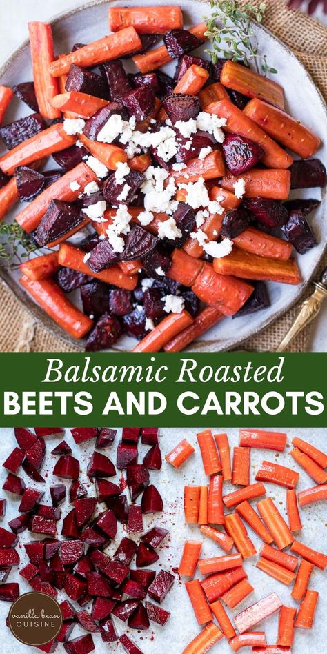 Beet Carrot Recipes, Beet Side Dish Thanksgiving, Roasted Beets And Carrots Oven, Oven Roasted Beets Recipes, Roast Beets And Carrots, Best Roasted Beets Recipe, Yummy Beet Recipes, Beets Carrots Recipe, Beet Recipes Roasted