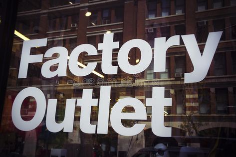 Factory Outlet. Bold sign on window of retail outlet #Sponsored , #affiliate, #Affiliate, #Outlet, #retail, #outlet, #Bold Outlet Store Design, Shop For Clothes, Best Jeans For Women, Way To Save Money, Queen Fashion, Budget Shopping, Get Even, Money Talks, Graphic Design Trends