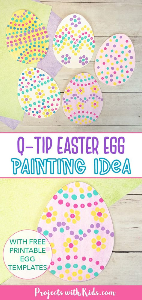 Easter Art For Kindergarten, Easter Art Kids, Easter Egg Art Projects, Easter Art Project, Colorful Art Projects, Easter School, Preschool Easter, Easter Paintings, Easter Arts And Crafts