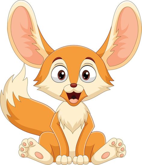 Cartoon cute little fennec fox sitting Fox Fennec, Fox Sitting, Fox Cartoon, Fennec Fox, Art Wallpaper Iphone, Cartoon Cute, Art Wallpaper, Png Images, Adobe Illustrator