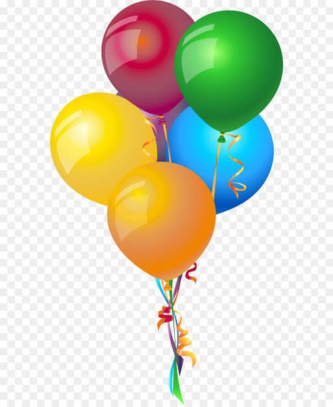 Balloon Png, Art Balloon, Birthday Clip Art, Birthday Clip, Balloon Modelling, Transparent Background Image, Frame Download, Birthday Clips, Black Background Images