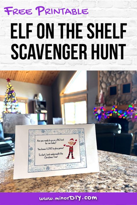 Easy Scavenger Hunt, Christmas Rhyming, Candy Cane Scavenger Hunt, Free Printable Scavenger Hunt, Christmas Printables Free, Printable Elf On The Shelf, Printable Scavenger Hunt, Christmas Vacation Party, Free Printable Word Searches