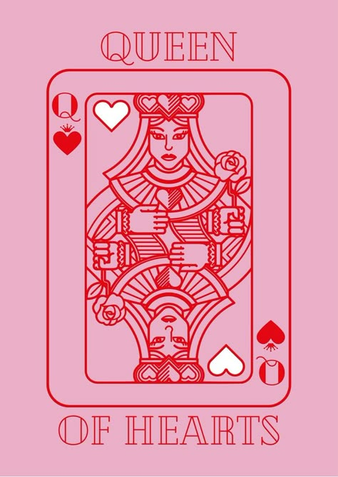 Queen Of Hearts Card Art, Queen Of Hearts Aesthetic Wallpaper, Queen Of Hearts Background, Queen Card Wallpaper, Queen Card Aesthetic, Queen Of Hearts Tattoo Cards, Playing Cards Design Art, King And Queen Cards, Playing Cards Aesthetic