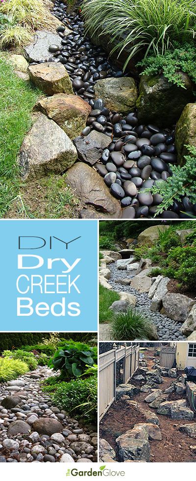 DIY Dry Creek Beds • Wonderful Ideas and Tutorials! Perhaps where we need drainage have this and when monsoon hits it will be a real one... Dry Creek Bed, Creek Bed, Dry Creek, Have Inspiration, Outside Ideas, Gardening Landscaping, Yard And Garden, The Secret Garden, Garden Stuff