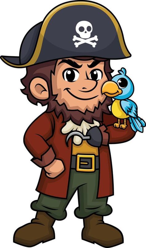 Handsome with a beard dressed up like dangerous pirate for halloween isolated on black background. Pirate Character Design, Pirate Images, Pirate Illustration, Pirate Cartoon, Black Beard Pirate, Black Beards, Pirate Day, Black B, Pirate Costume