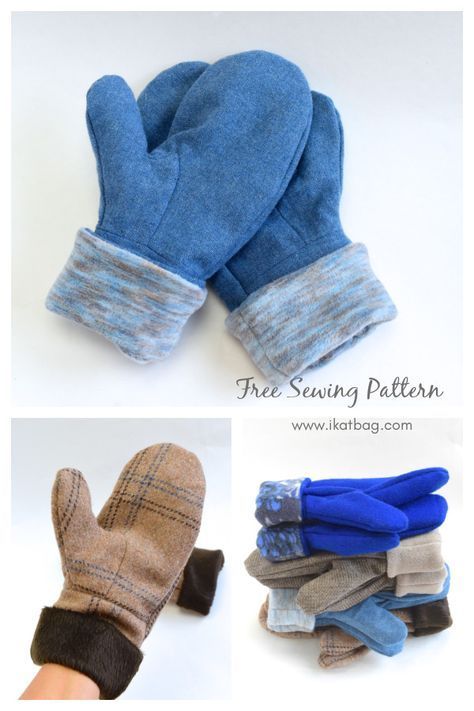 Fleece Sewing, Fleece Sewing Projects, Diy Mittens, Winter Sewing Projects, Fleece Projects, Sewing Hats, Winter Sewing, Diy Sewing Gifts, Fleece Hats