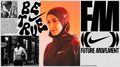 Nike Future Movement – Visual Journal Visual Journal, News Studio, Graphic Design Projects, Media Strategy, Design System, Sportswear Brand, Logo Concept, Visual Communication, Judo