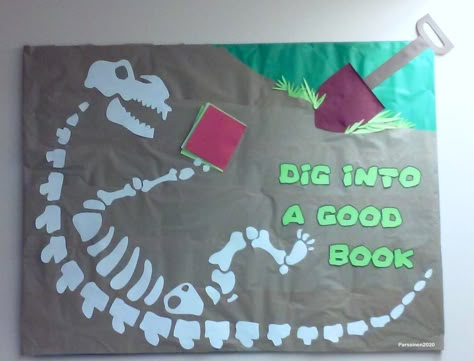 Dinosaur Classroom Theme, Dinosaur Bulletin Boards, Dinosaur Decorations, Book Bulletin Board, Dinosaur Classroom, Family Literacy Night, Scholastic Book Fair, Dinosaurs Preschool, Family Literacy