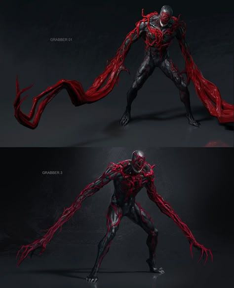 Grabber Symbiote Art - Spider-Man 2 (2023) Art Gallery Spiderman 2 Symbiote, Fan Made Symbiotes, Symbiote Art, Carnage Symbiote, Symbiote Spiderman, Marvel Concept Art, Venom Comics, Symbiotes Marvel, Marvel Superheroes Art