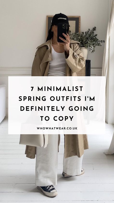 I've found seven perfect minimalist spring outfits from influencers to copy for the season ahead. Save them for inspo, and shop the looks you love here. Spring Outfits Minimalist, Minimalist Spring Wardrobe, Quiet Luxury Spring Outfit, Spring Quiet Luxury Outfits, Spring 24 Outfits, Spring Outfits Australia 2024, Minimalistic Outfit Women, Outfits To Copy, Linen Pants For Spring