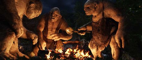 The ogres from The Hobbit & Weta. Awesome lighting, models & textures. Radagast The Brown, The Hobbit An Unexpected Journey, Hobbit An Unexpected Journey, Gandalf The Grey, The Hobbit Movies, Movie Plot, Turn To Stone, Peter Jackson, There And Back Again