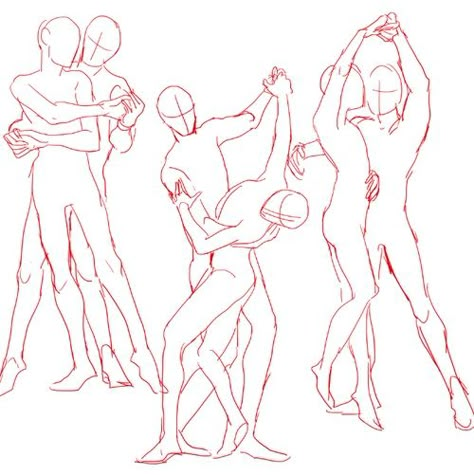 Couple dancing Doodles Disney, Dancing Drawing, Dancing Poses, Dancing Pose, Dancing Drawings, Couple Drawing, Drawing Faces, 캐릭터 드로잉, Poses References