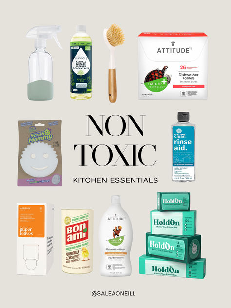 Non-Toxic Kitchen Essentials Eco-Friendly Kitchen Swaps Green Living Kitchen Ideas Chemical-Free Cleaning Solutions Sustainable Kitchen Products Natural Cleaning Alternatives Non-Toxic Cookware Choices Zero-Waste Kitchen Swaps Clean Living Kitchen Essentials Healthy Home Cleaning Tips Green Kitchen Gadgets Natural Home Cleaning Alternatives Conscious Kitchen Swaps Non-Toxic Cleaning Brands Low-Waste Kitchen Solutions Mindful Kitchen Living Sustainable Cleaning Essentials Non Toxic Kitchen Utensils, Non Toxic Kitchen Essentials, Low Toxic Living, Non Toxic Kitchen, Healthy Cleaning Products, Toxic Cookware, Natural Home Cleaning, Non Toxic Living, Nontoxic Living