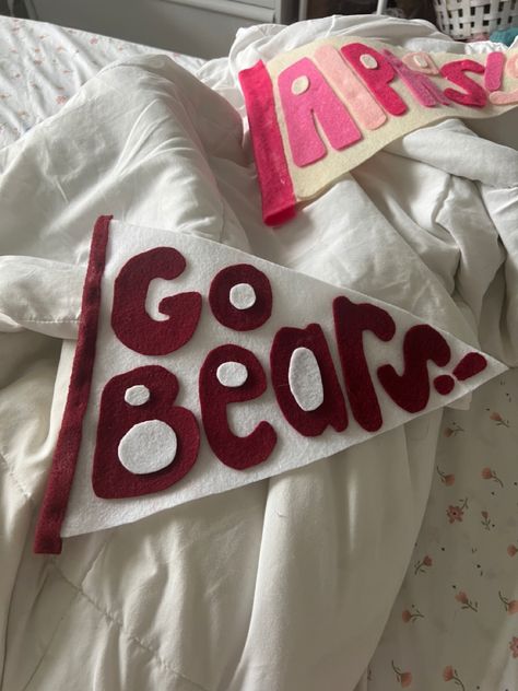 Flag For Room, Dorm Crafts, Sorority Room, College Crafts, Cozy Reading Chair, Room Decor Dorm, Diy Dorm Decor, Diy Dorm, Felt Flag