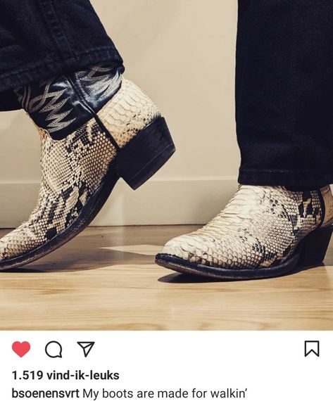 Python Boots Outfit, Man Closet, Python Boots, Outfit Botas, Custom Cowboy Boots, Boots Outfit Men, Men Closet, Cowboy Outfits, Mens Cowboy