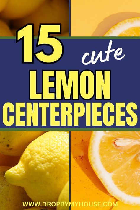 Look through the best lemon centerpieces in this guide. These are the best lemon centerpiece designs for those who want something special, refreshing, and unique. Decor With Lemons Ideas, Centerpiece With Lemons, Lemon Decor Ideas, Decorating With Lemons Ideas, Amalfi Coast Theme Party Centerpiece, Lemon Themed Centerpieces, Lemon Centerpiece Ideas Simple, Lemon Vases Centerpiece, Centerpieces With Lemons