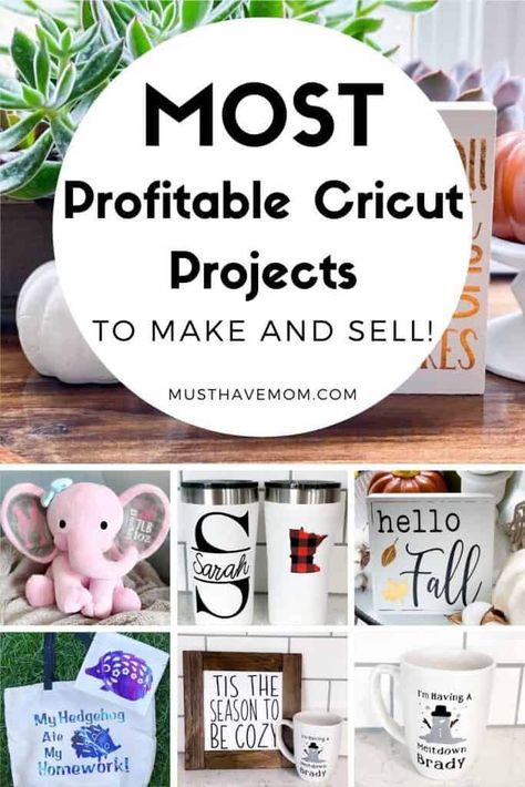 Projects To Make And Sell, Diy Projects That Sell Well, Cricut Projects Easy, Cricut Explore Air Projects, Vinyle Cricut, Cricut Explore Projects, Projets Cricut, Maker Project, Diy Crafts For Adults