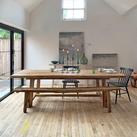 Which @homebarn dining table would you choose? ✨ 1: RECLAIMED WOOD REFECTORY TABLE 2: HAND CRAFTED SALVAGED DINING TABLE 3: RUSTIC OAK BEAM DINING TABLE 4: RECLAIMED WHITE ELM TRESTLE DINING TABLE 5: WHITEWASHED RECLAIMED ELM DINING TABLE | SNOWDON 6: RECLAIMED WOOD COTSWOLDS TABLE All available online and in-store. Rustic Dining Tables, Dining Table Ideas, Dinning Tables, Wooden Plugs, Reclaimed Wood Dining Table, Timber Table, Reclaimed Wood Table, Pine Timber, Pottery Candle