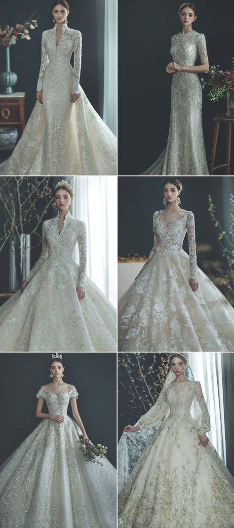 Two Looks In One! 30 Wedding Gowns That Stay Beautiful From Day-To-Night - Praise Wedding Indian Wedding Gowns, Simple Wedding Gowns, Modest Wedding Gowns, White Wedding Gowns, Beautiful Wedding Gowns, Country Wedding Dresses, Outfit Fall, Modest Wedding Dresses, Classic Wedding